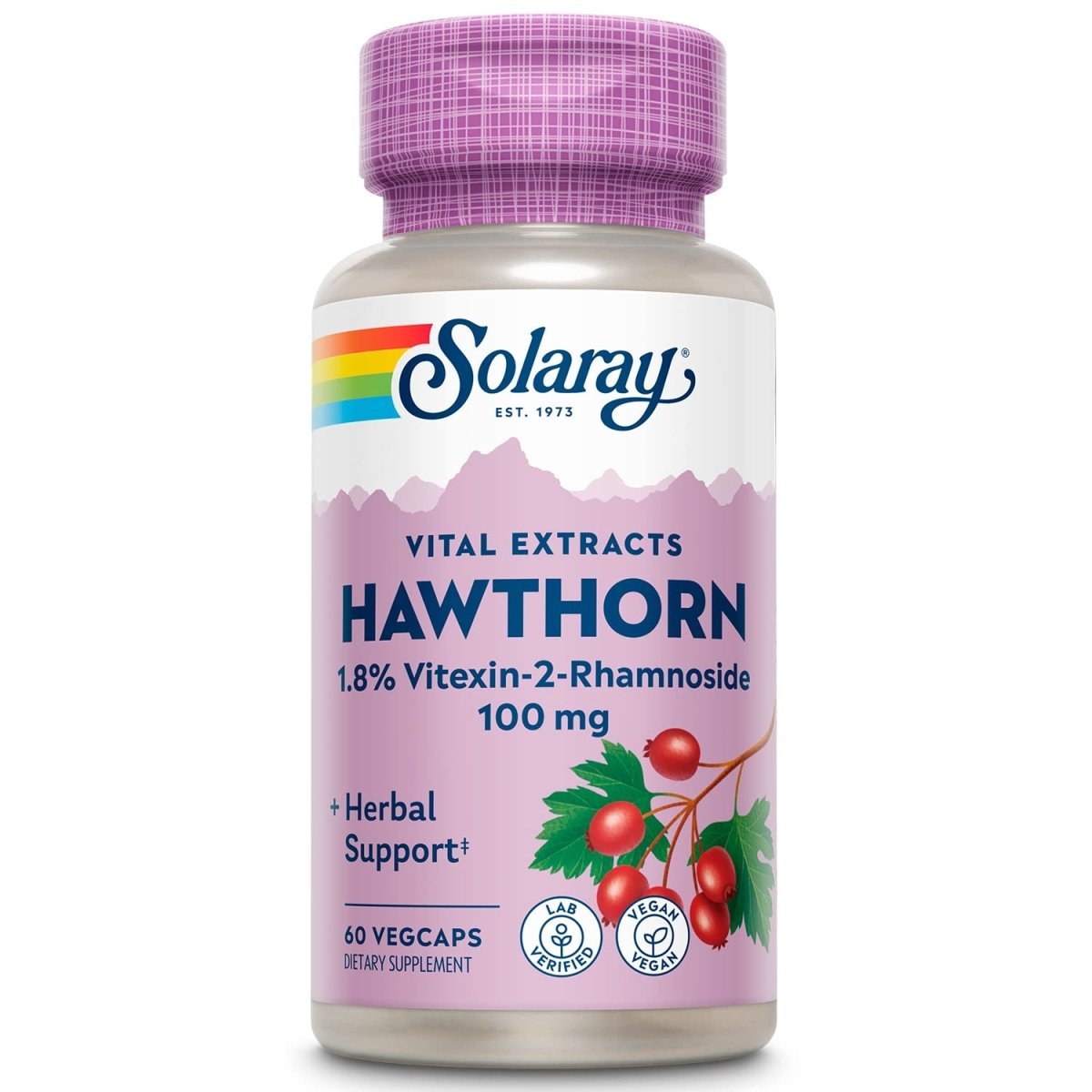 SOLARAY Hawthorn Extract 100mg - 60 CT