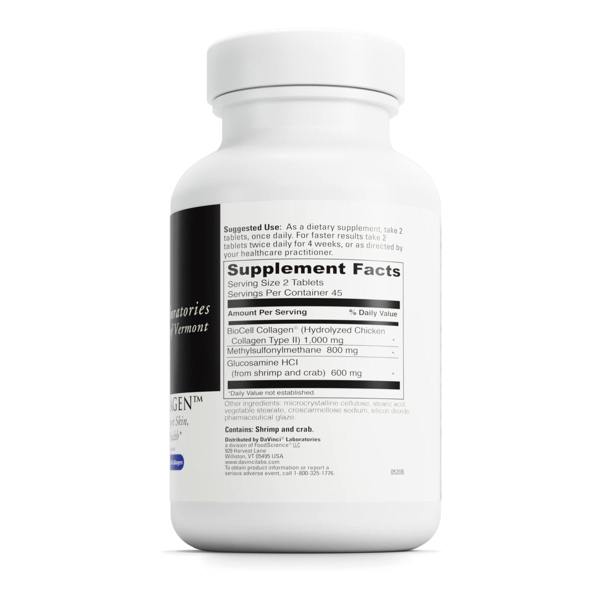 DAVINCI Labs Nature's Collagen - 90 Tablets