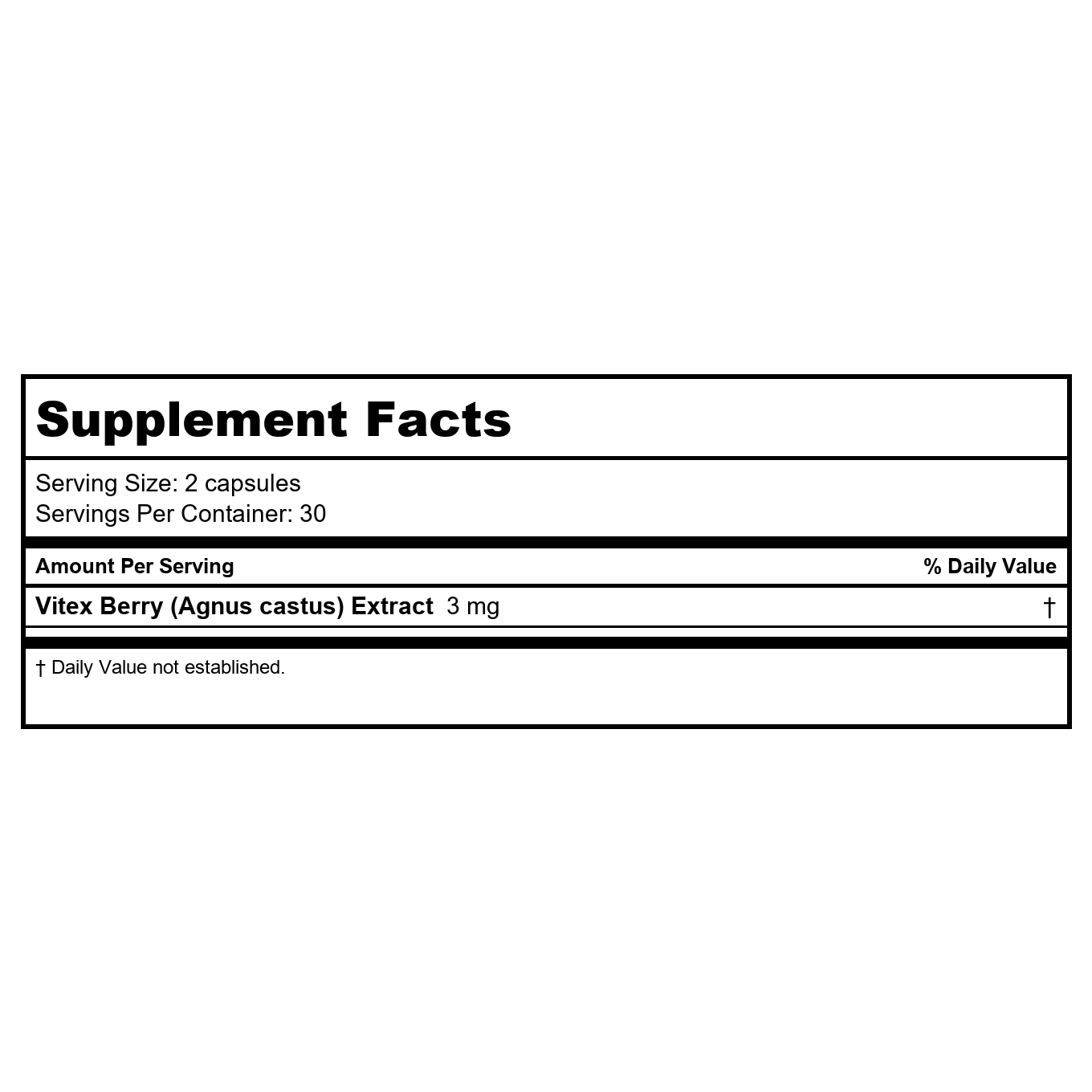 Gaia Herbs Vitex Berry, Chasteberry, Hormone Balance for Women, Vegan Liquid Capsules, Black 60 Count