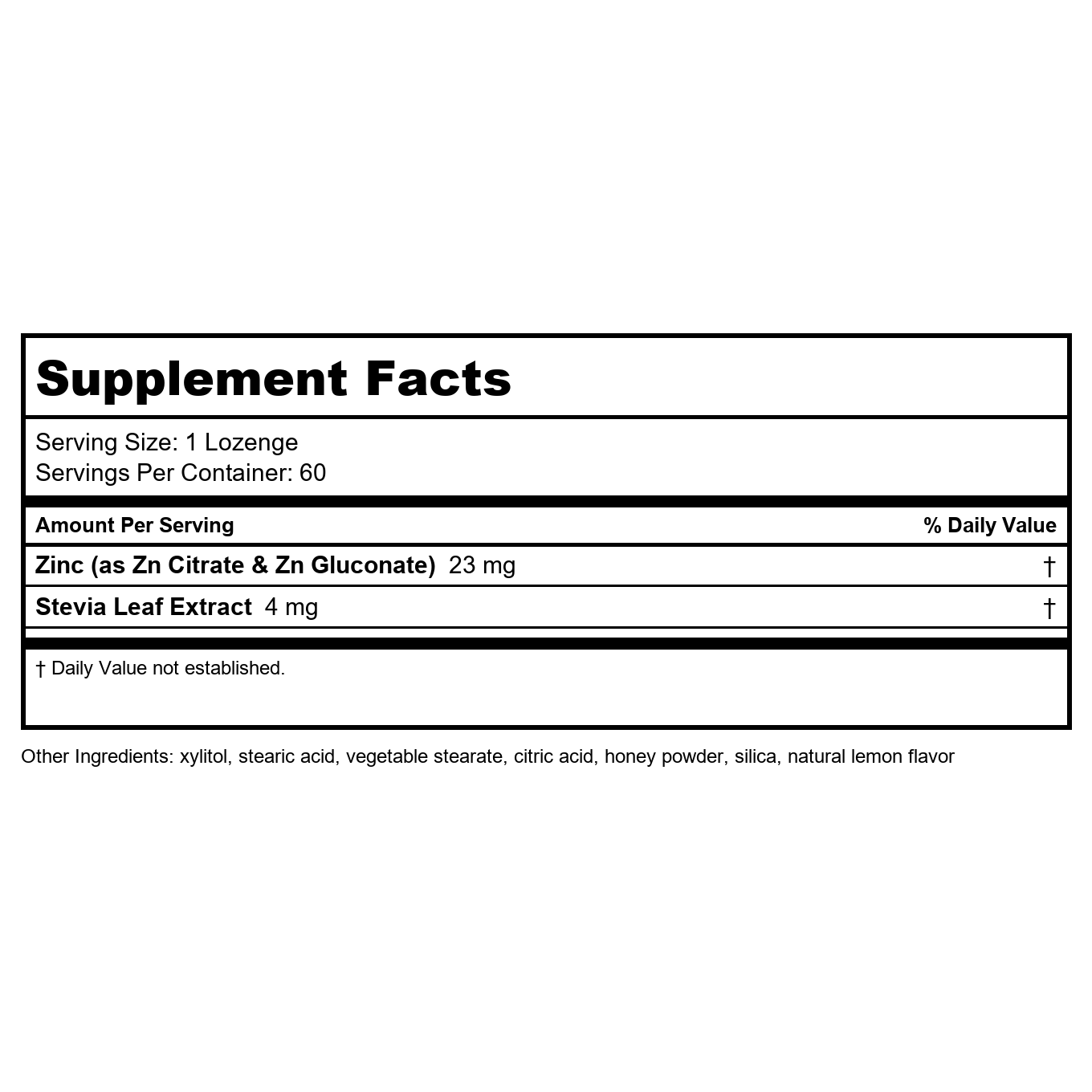 Little DaVinci Immuni-z - Kids Zinc Lozenge to Support Immune Health, Throat Tissue, Brain Health and Development, Sleep and Focus - Lemon Flavor - 60 Lozenges