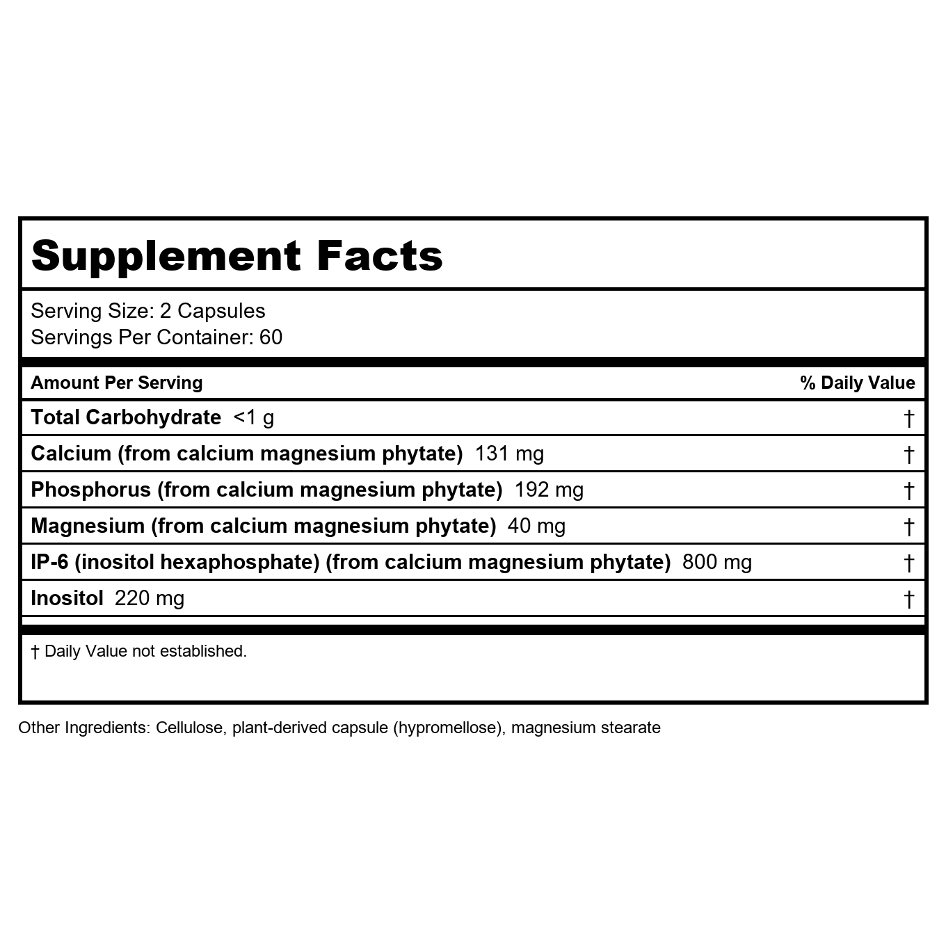 Nature's Way Cell Fort IP-6 & Inositol supports natural killer-cell activity, 120 Vcaps