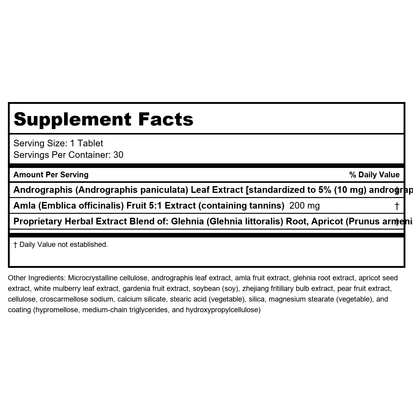 Metagenics Andrographis Plus 30 Tablets - 2 Pack