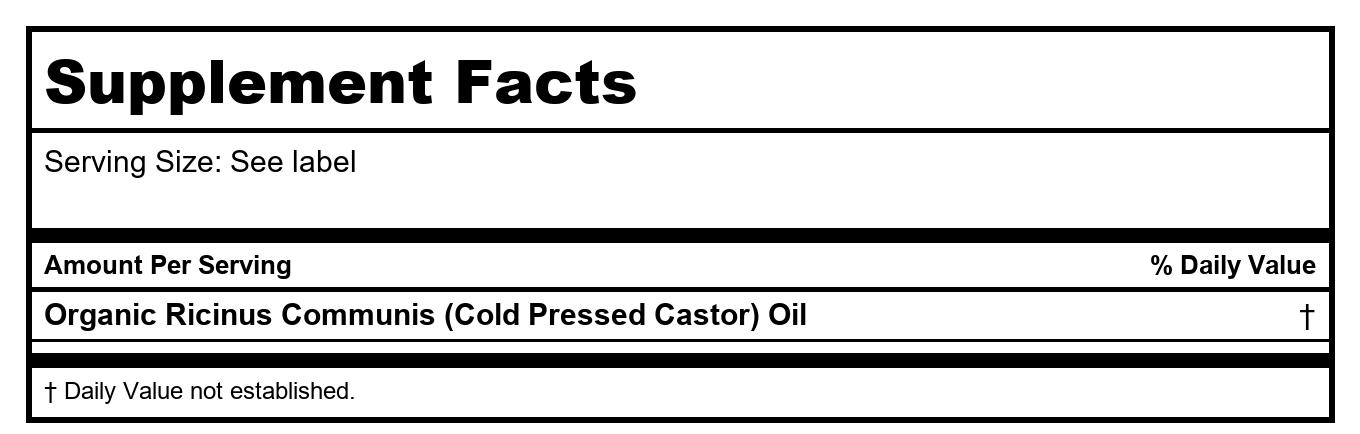 Heritage Castor Oil 4 Oz PN