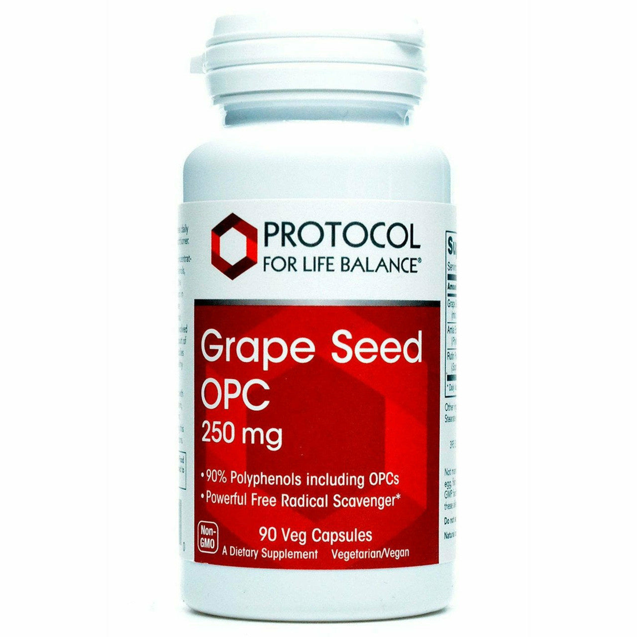 Protocol for Life Balance Grape Seed OPC 250 Mg 90 Vcaps -P3274