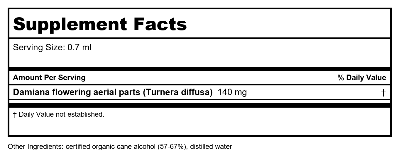 Herb Pharm Damiana 1oz