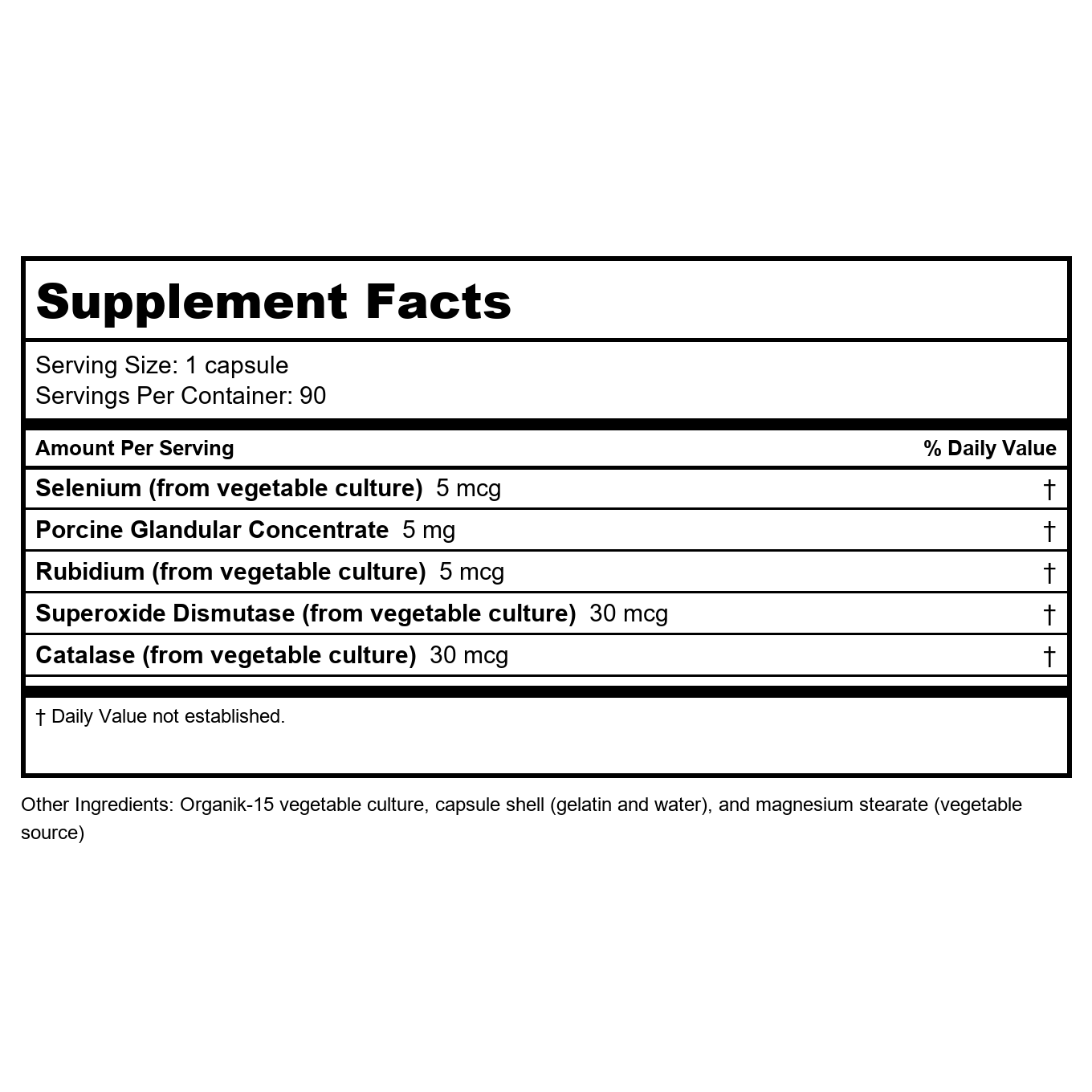 Biotics Research GTA-Forte 90 Capsules