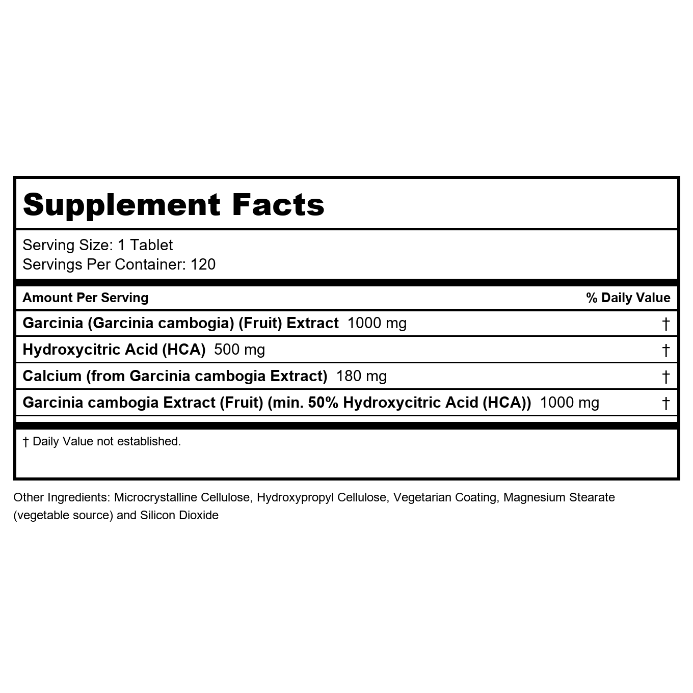 Now Foods Garcinia 1,000 mg 120 Tablets - 1435