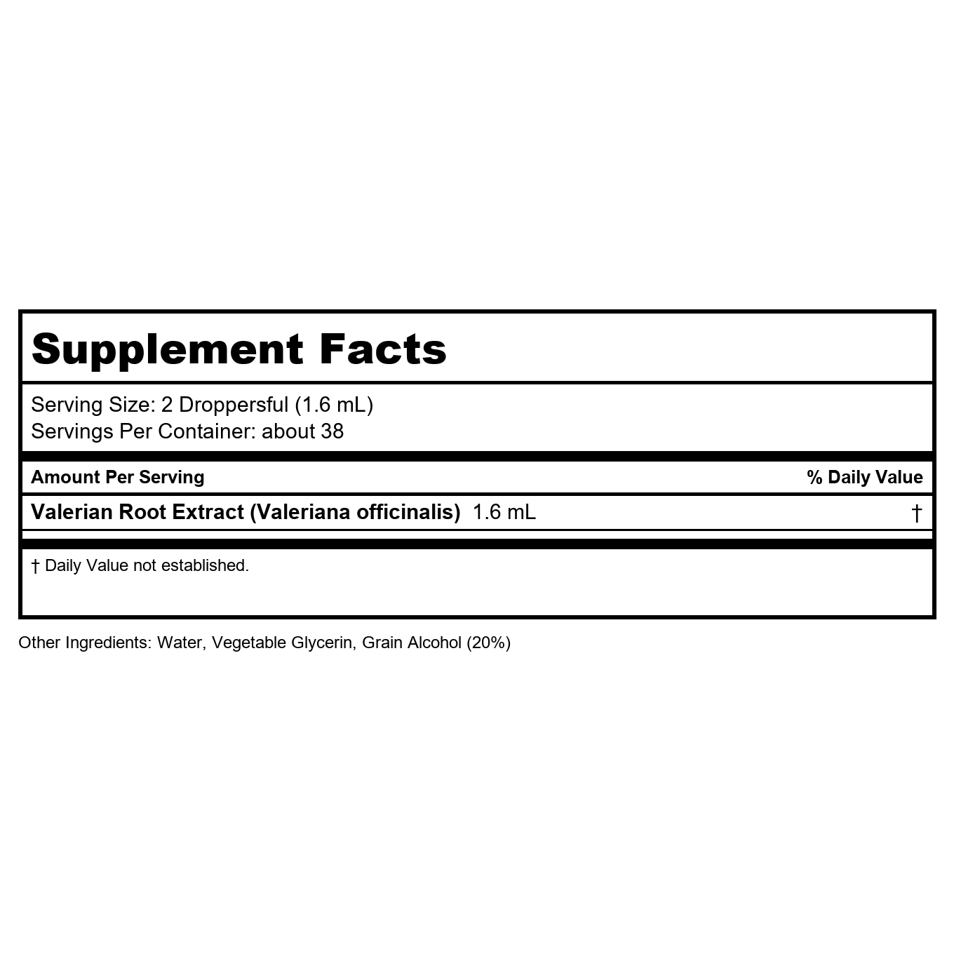 Now Foods Valerian Root Extract 2oz - 4970