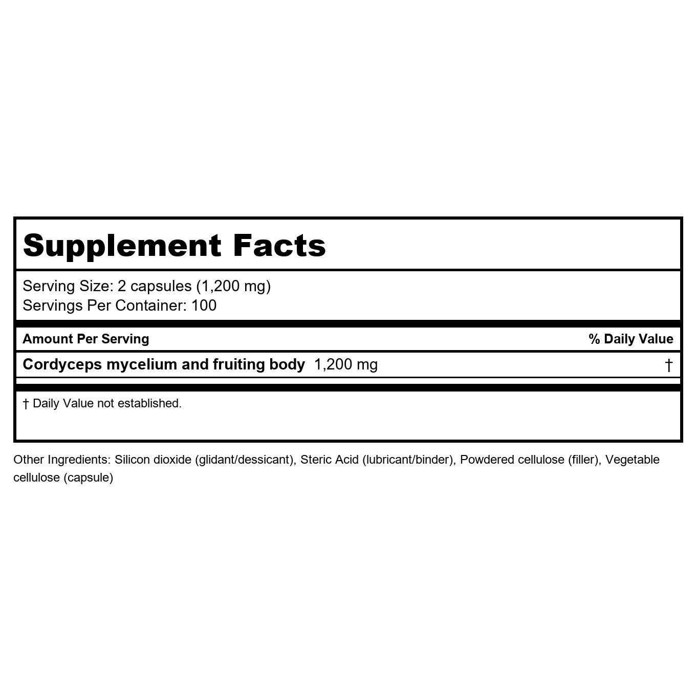 Kan Herb MycoHerb Cordyceps 200 Tablets