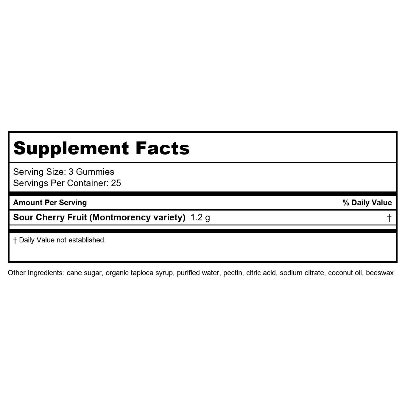 Nature's Way Tart Cherry 75 Gummies
