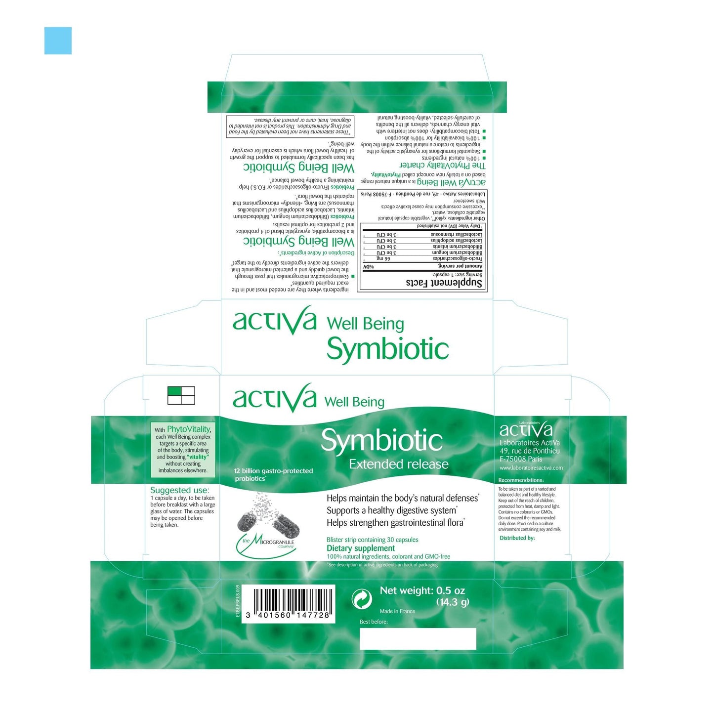 Activa Well Being Symbiotic 30 Capsules