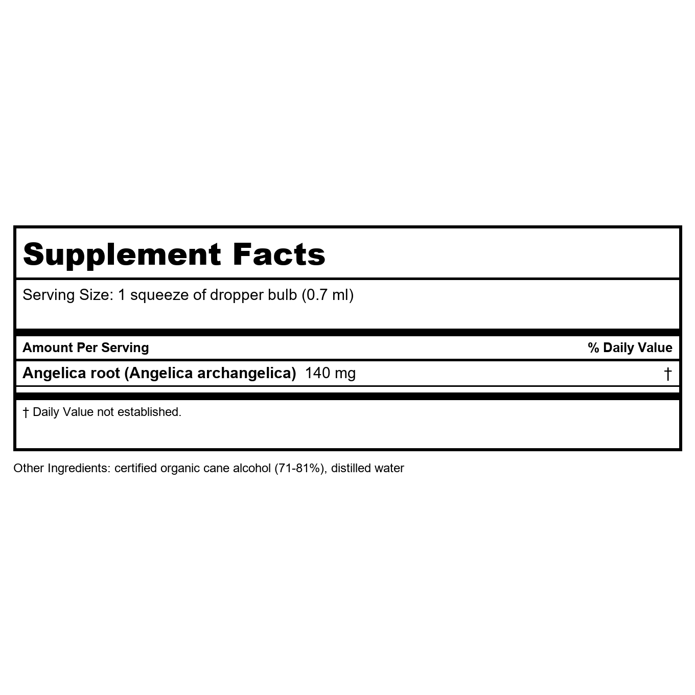 Herb Pharm Angelica 1oz