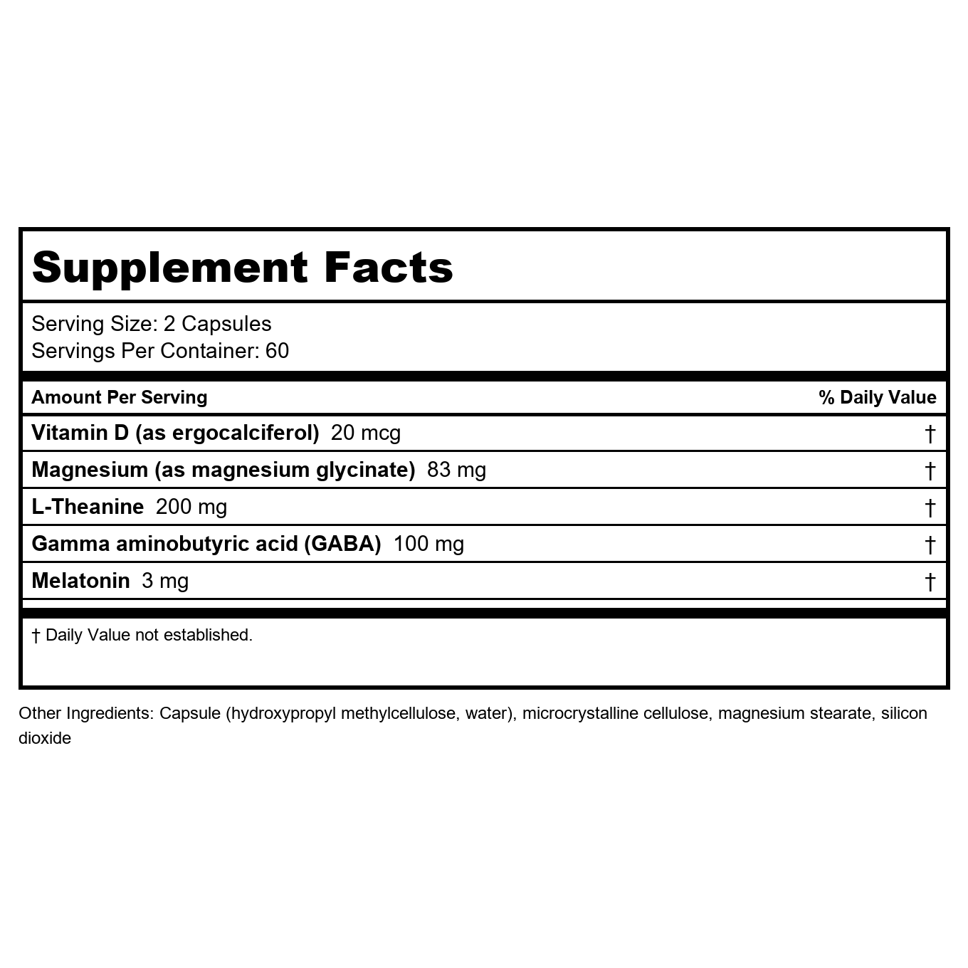 Natural Vitality Calm Sleep Capsules 120 Count