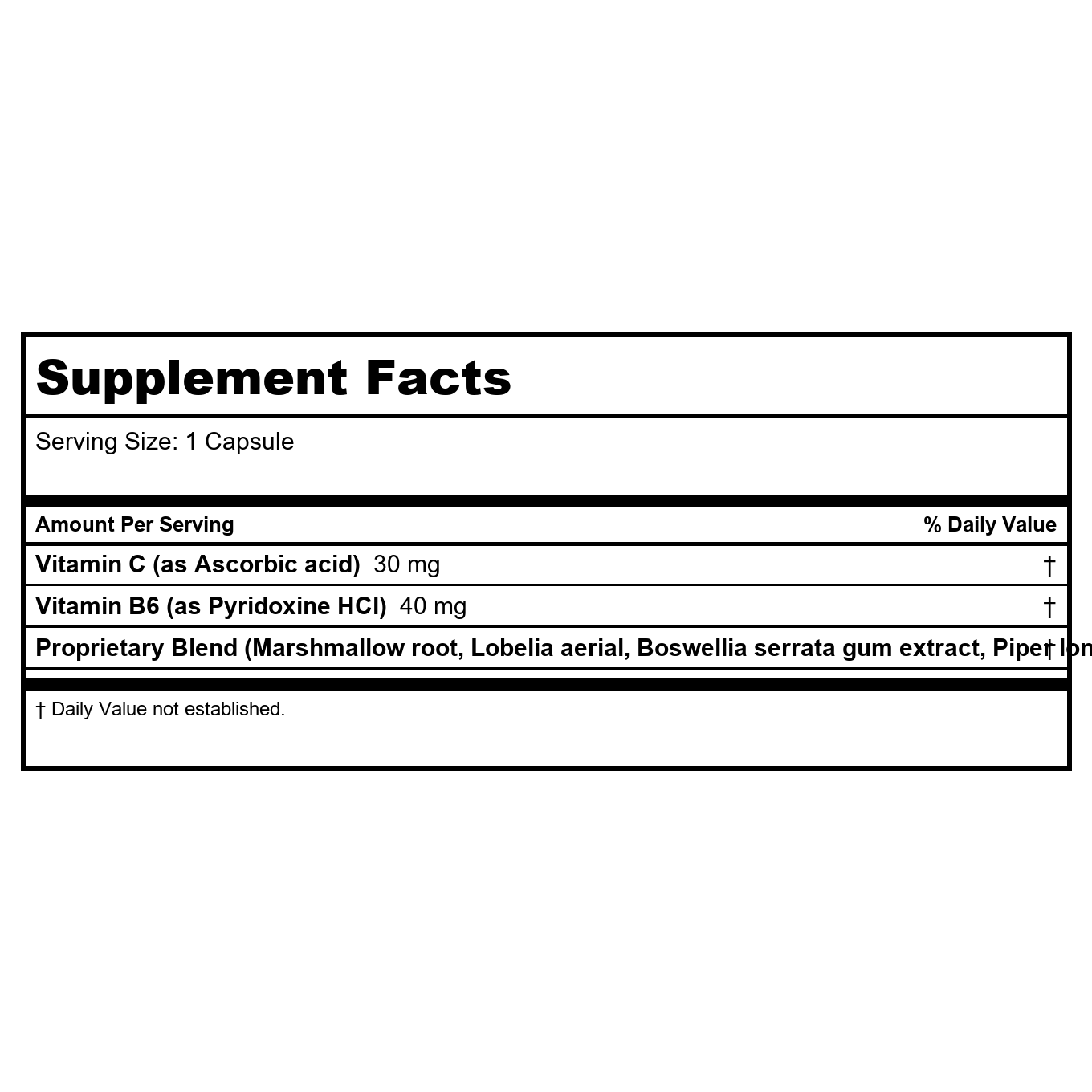 NaturalCare - Lung-Saver - 60 Capsules