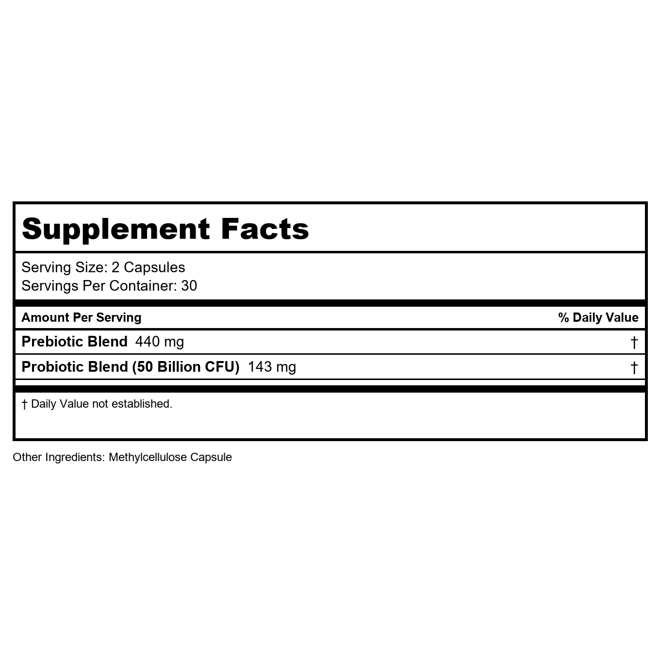 Codeage - Amen SBO Probiotic with Prebiotics - 60 Vegetable Capsule(s)