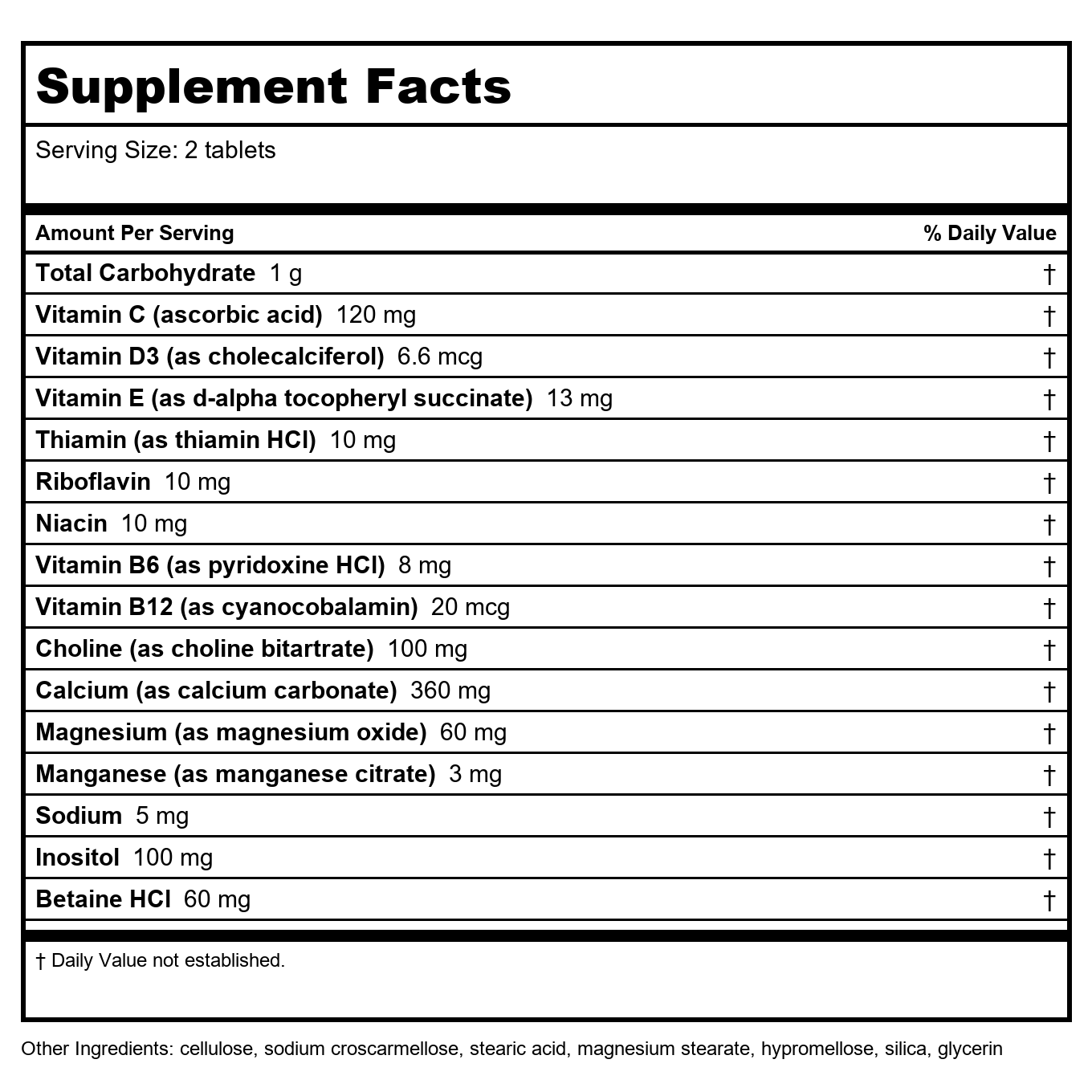 Nature's Way Myo-Tone 80 Cap 01558 - 2 Pack