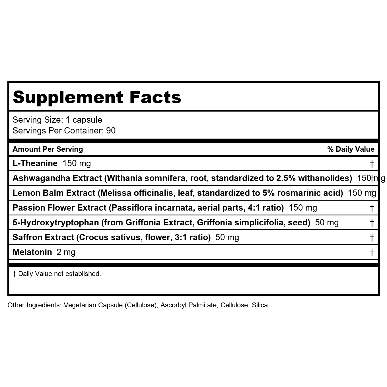 Vital Nutrients Sleep + Recover 90 Capsules