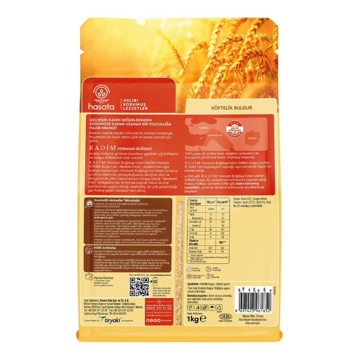 Hasata Fine Bulgur 1Kg