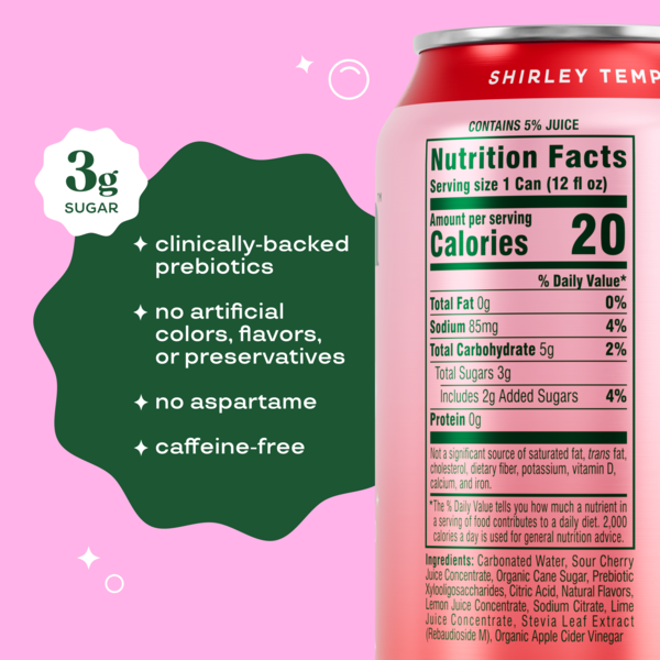 Bloom Pop Bloom Pop, Carbonated, Shirley Temple