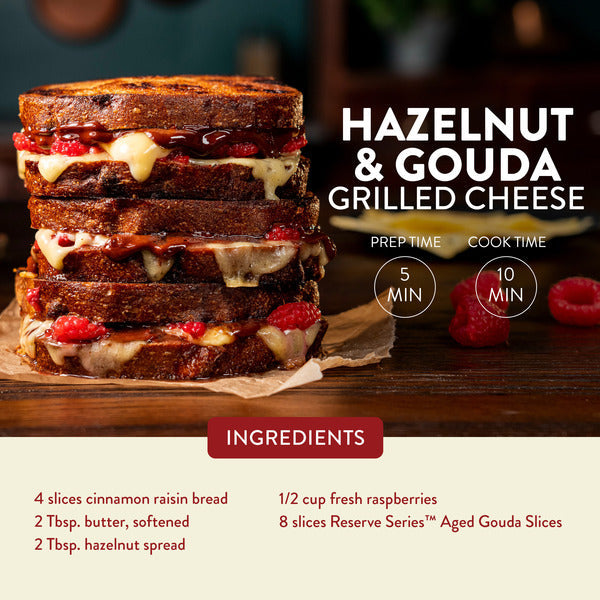 Sargento Reserve Series™ Natural Aged Gouda Sliced Cheese, 8 Slices