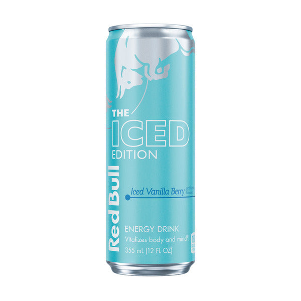 Red Bull Iced Edition Iced Vanilla Berry Energy Drink Can