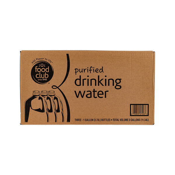 Food Club Purified Drinking Water
