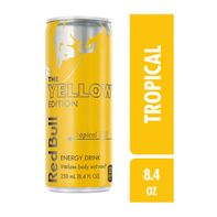 Red Bull Yellow Edition Tropical Energy Drink️
