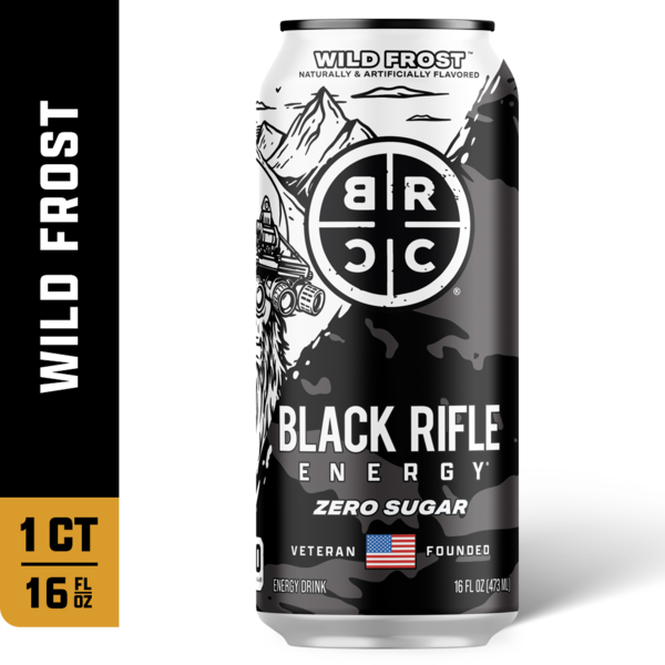 Black Rifle Energy Wilde Frost Energy Drink Zero Sugar