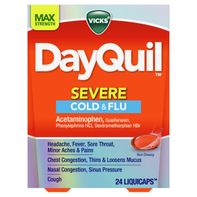 Vicks Dayquil Cold, Flu And Congestion Medicine️