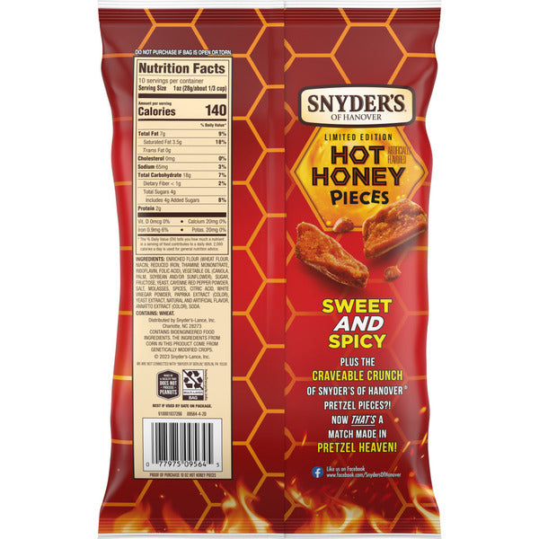 Snyder's of Hanover Hot Honey Flavored Pretzel Pieces
