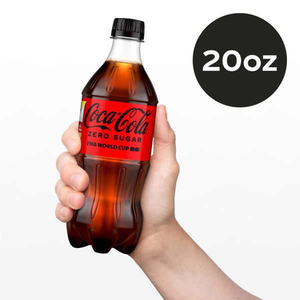 Coca Cola Zero Sugar Soda Bottle
