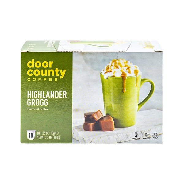 Door County Coffee Highlander Grogg Coffee Single Serve Cups