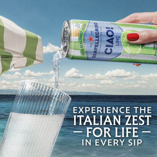 San Pellegrino Ciao Lime Sparkling Water