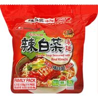 Nongshim Soup, Noodle, Seasoned with Real Kimchi, ...
️
