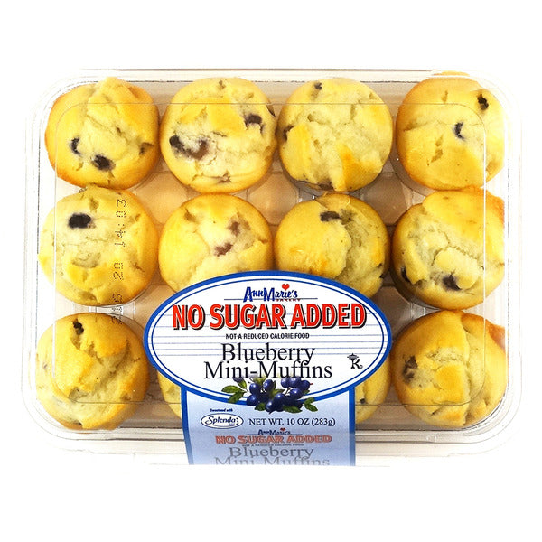 Ann Marie's Sugar Free, Blueberry Mini Muffins