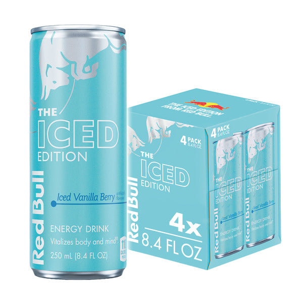 Red Bull Iced Edition Iced Vanilla Berry Energy Drink Multipack Cans