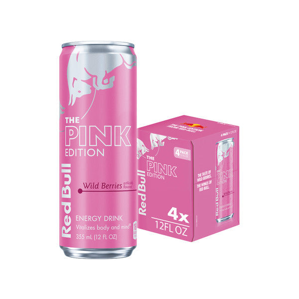 Red Bull Pink Edition Energy Drink Can