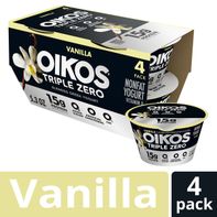 Oikos Triple Zero Vanilla Greek Yogurt️