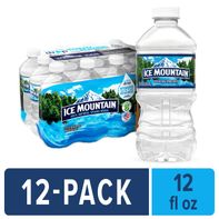 ICE MOUNTAIN Spring Water, 12-ounce plastic bottle...
️