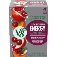 V8 +Energy Sparkling Black Cherry Juice Energy Dri...
️