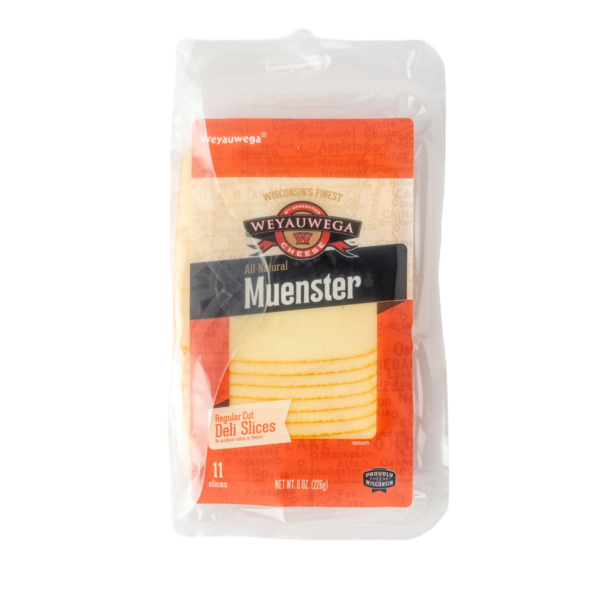 Weyauwega Cheese Muenster Cheese Slices