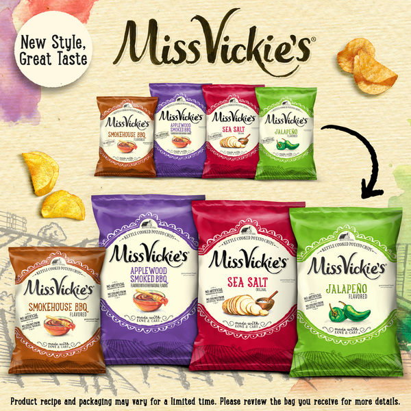 Miss Vickie's Sea Salt & Vinegar Kettle Cooked Potato Chips