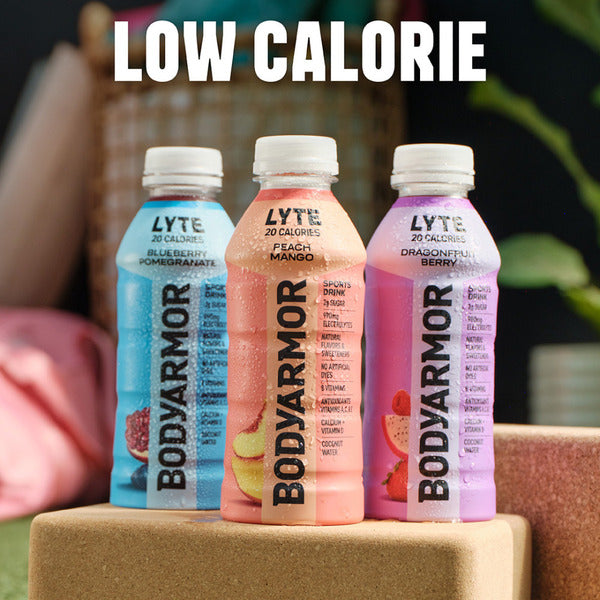 BODYARMOR Lyte Peach Mango Sports Drink Bottles
