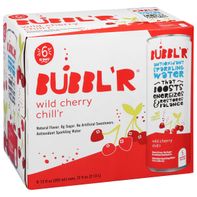 BUBBL’R Antioxidant Sparkling Water, wild cherry c...
️