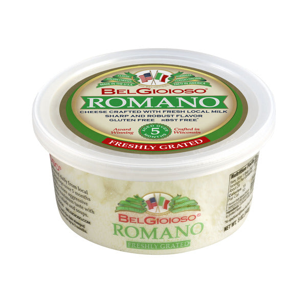 BelGioioso Freshly Grated Romano Cheese, Cup