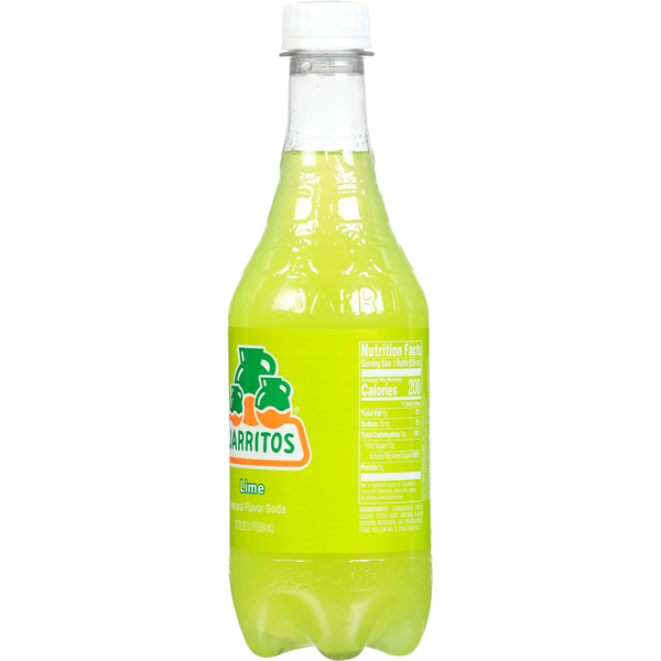 Jarritos Soda, Natural Flavor, Lime