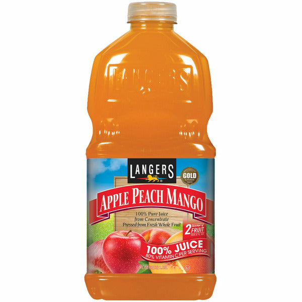 Langers 100%, Apple Peach Mango Juice