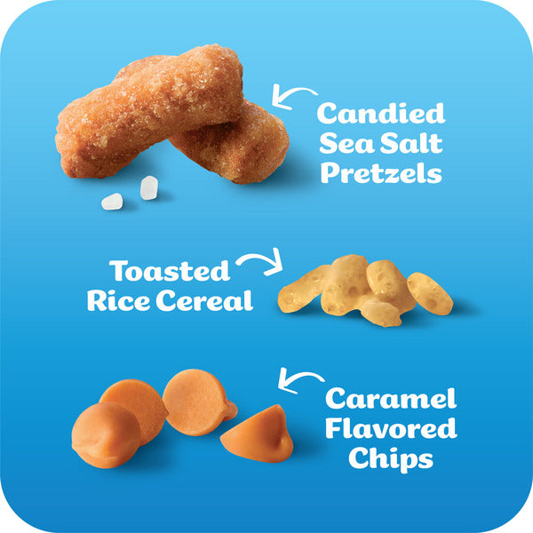 Kellogg's Rice Krispies Treats Bliss Caramel Sea Salt Pretzel Crispy Marshmallow Squares, Snack Bars, 6 Count