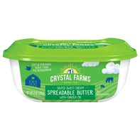 Crystal Farms Spreadable Butter, with Canola Oil, ...
️