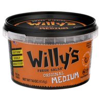 Willy's Salsa, Fresh, Original, Medium️